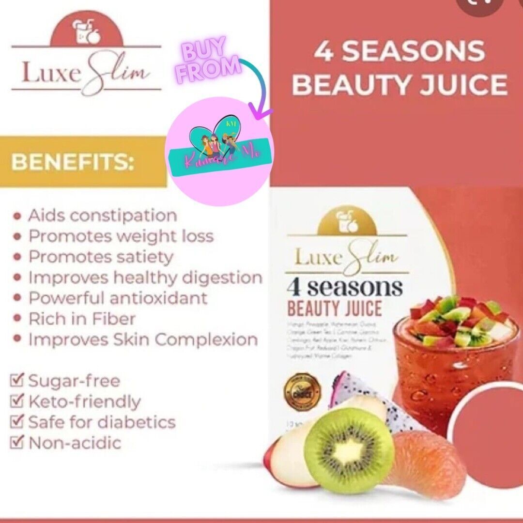 Luxe Slim 4 Seasons Beauty JUICE (10 Sachets) 21g Each