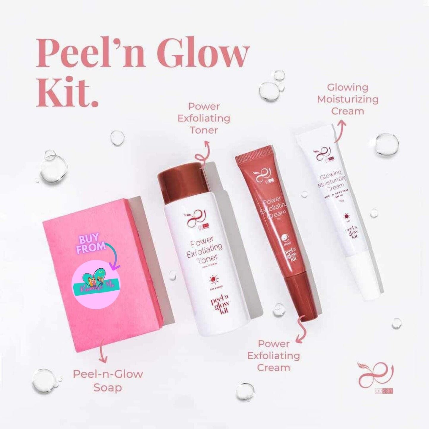 Aeskin by Luxe Skin Peel N Glow Kit