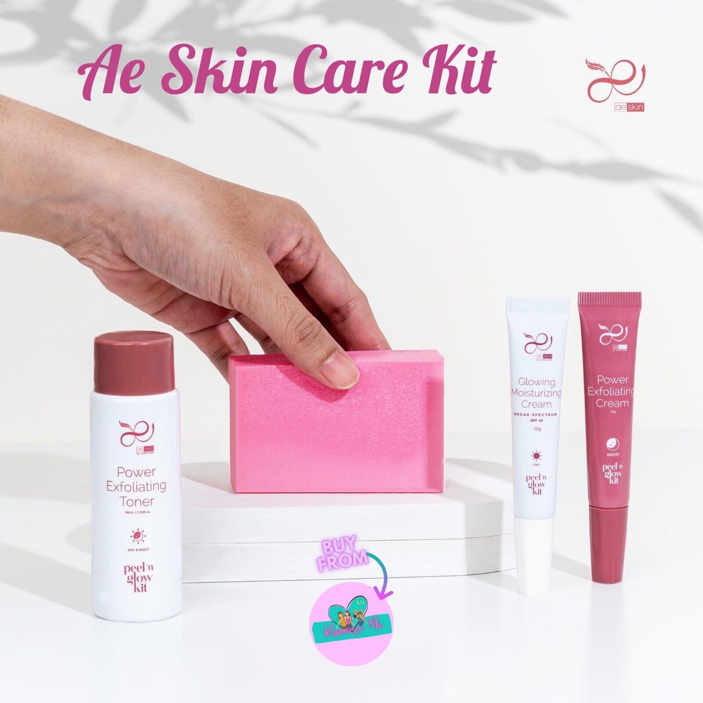 Aeskin by Luxe Skin Peel N Glow Kit