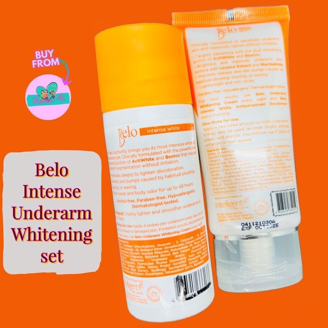 Belo Intense Underarm Whitening Cream and Deodorant Combo