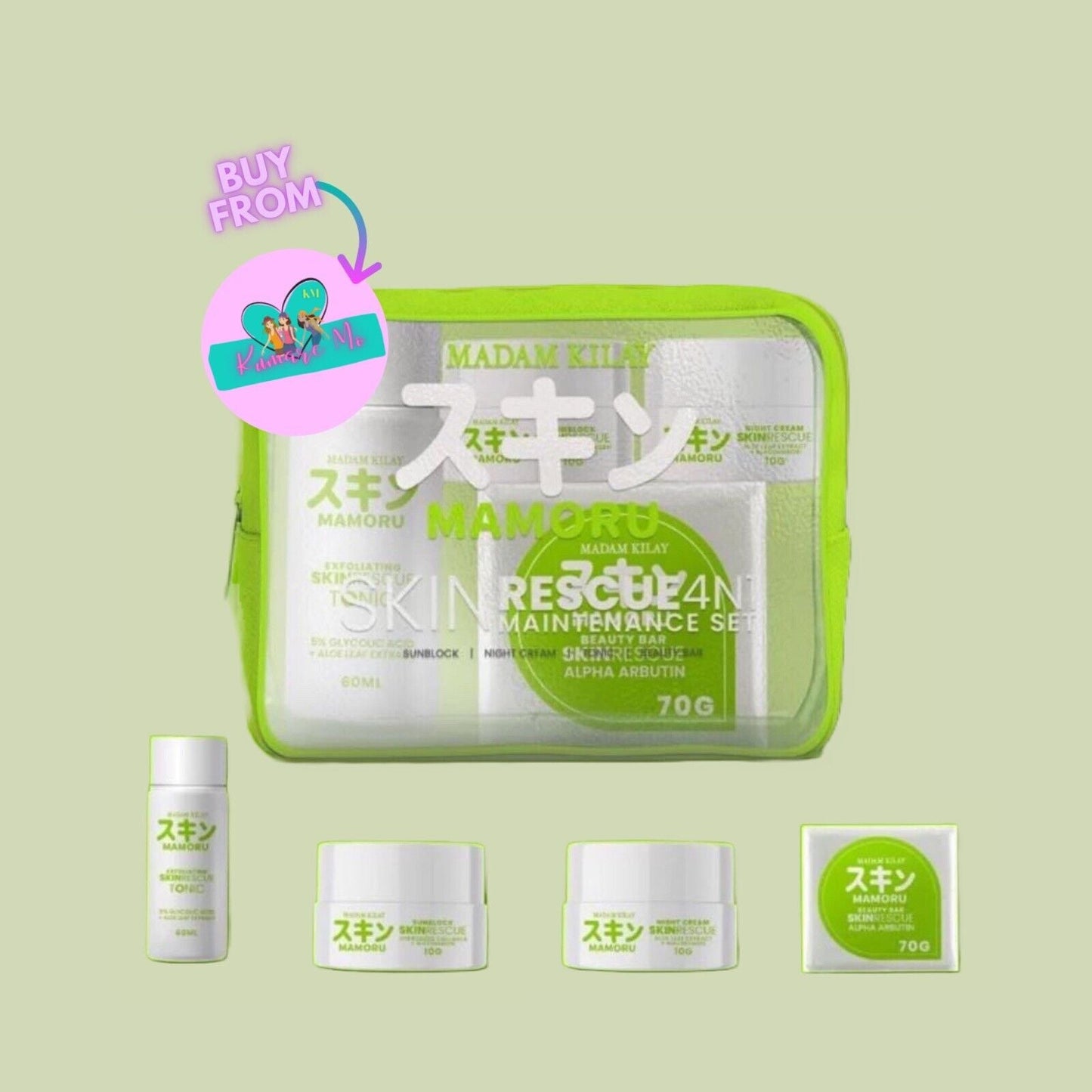 Madam Kilay Mamoru Skin Rescue Maintenance Set