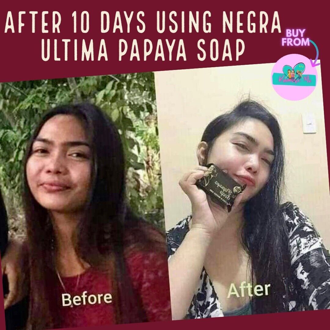 Negra Ultima Gluta Papaya Soap 70g X 6BAR /PACK