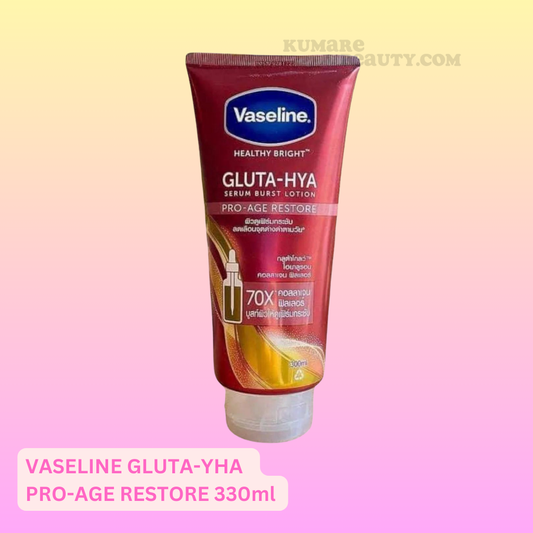 VASELINE GLUTA-YHA SERUM BURST LOTION PRO-AGE RESTORE 330ml