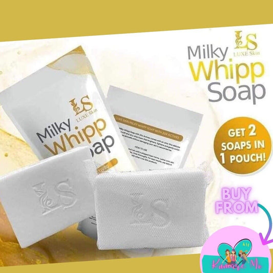 Luxe Skin Milky Whipp Soap 135g X 2 in 1 pouch