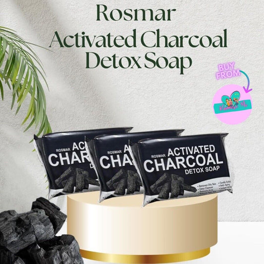 Rosmar Activated Charcoal Soap 100g x3
