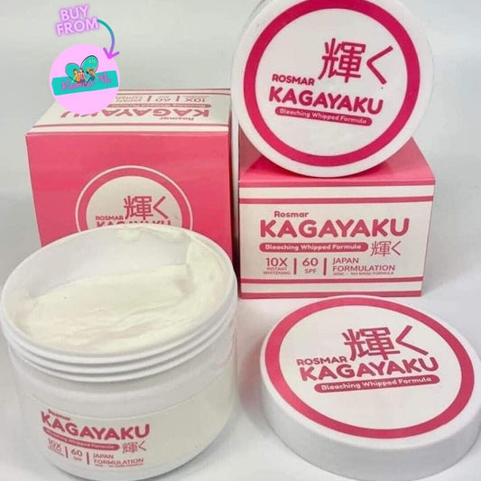 Rosmar KAGAYAKU Bleaching Whipped Cream No Rinse SPF 60 10x Whitening - 300g