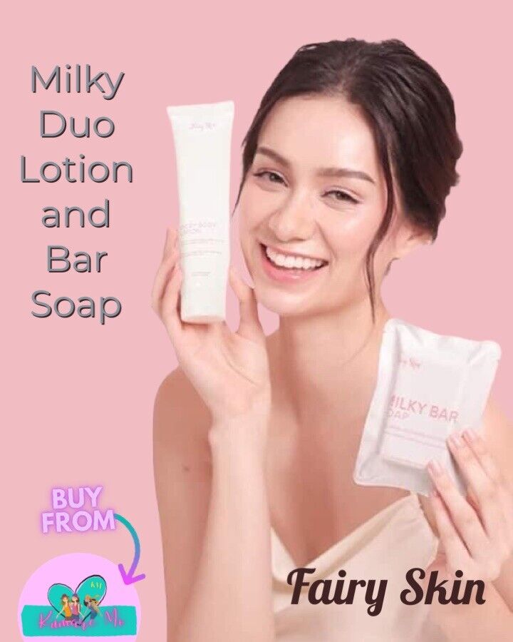 Fairy Skin Milky Lotion and Milky Bar Soap Duo